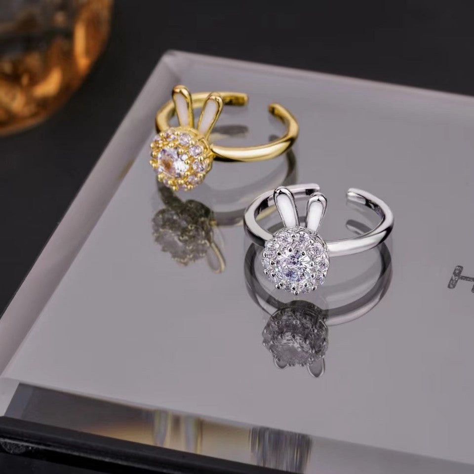 Bunny Rotating Ring (Stainless Steel)