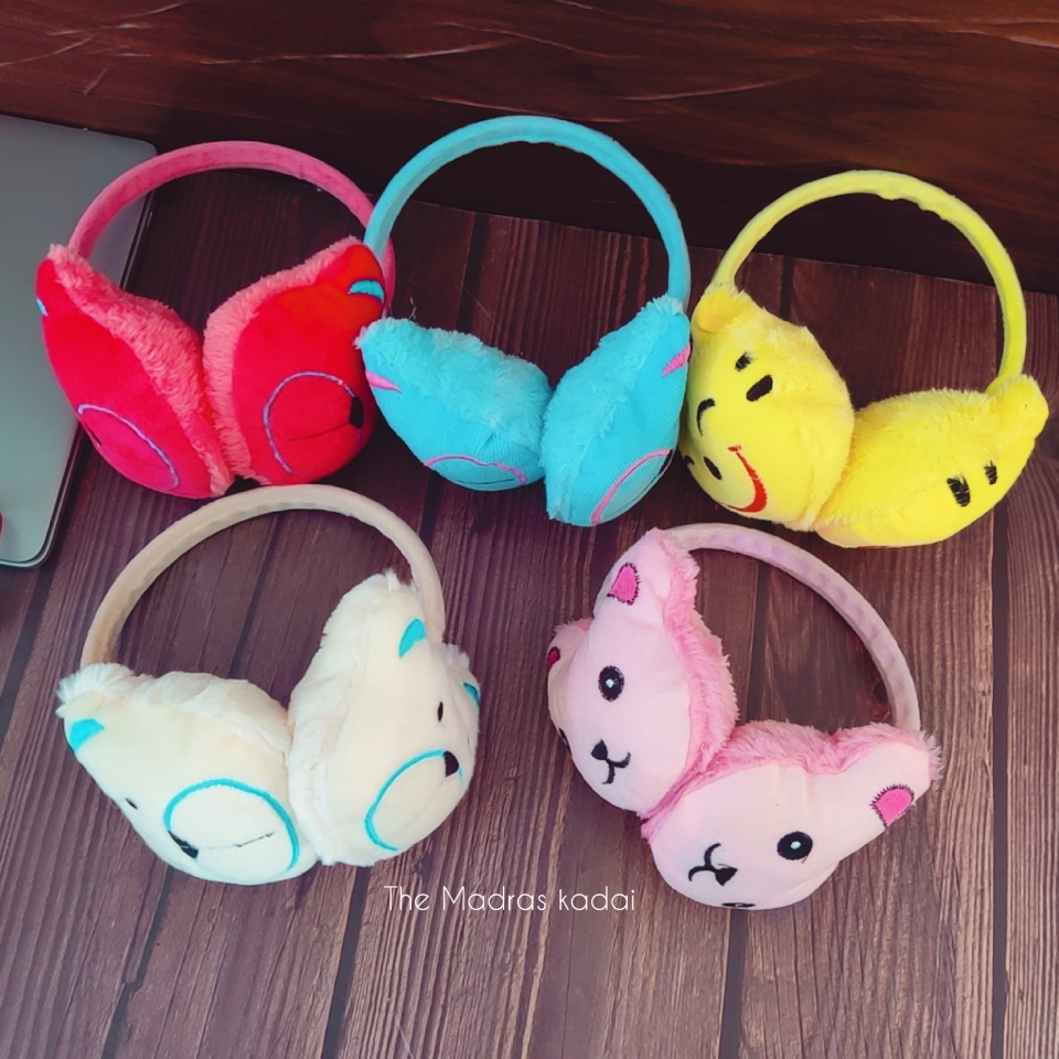 Cute Cartoon fur earmuff – The Madras Kadai