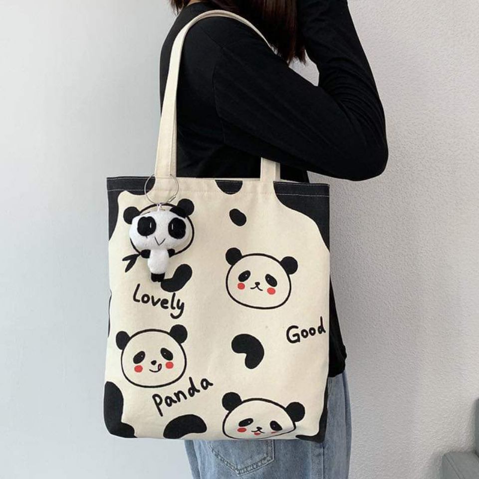 Tote bag online panda